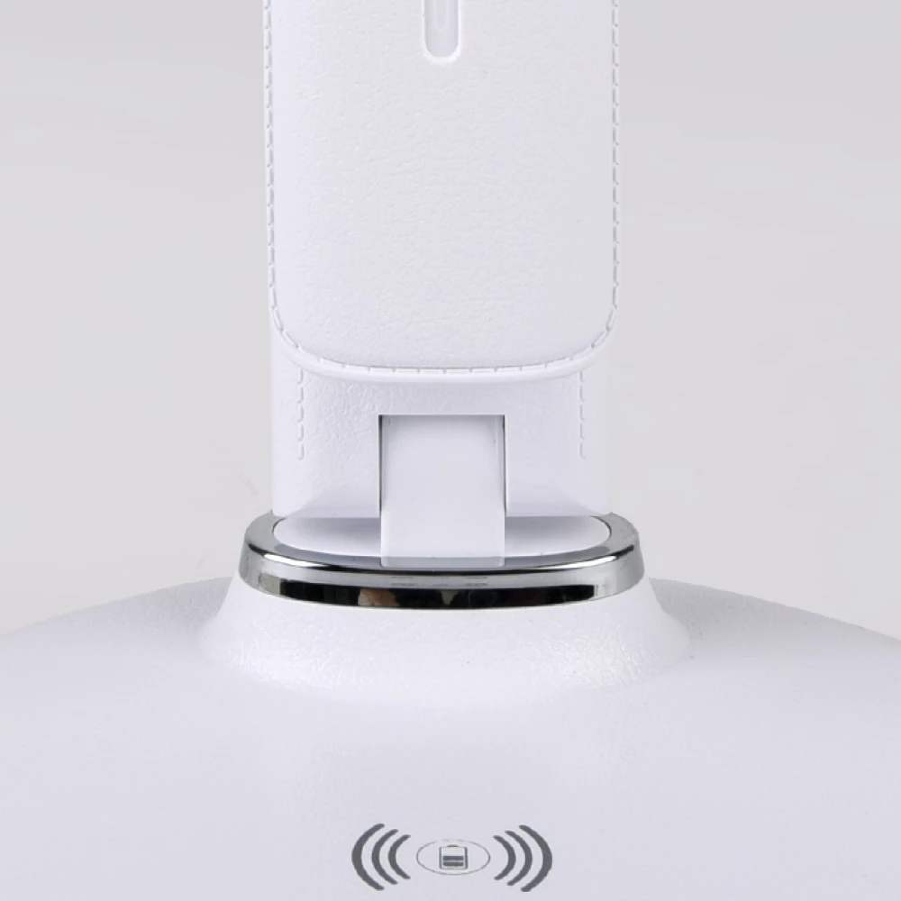 Светодиодная настольная лампа с беспроводной зарядкой DE520 WH белый LED 3000-6400K 8W - Viokon.com