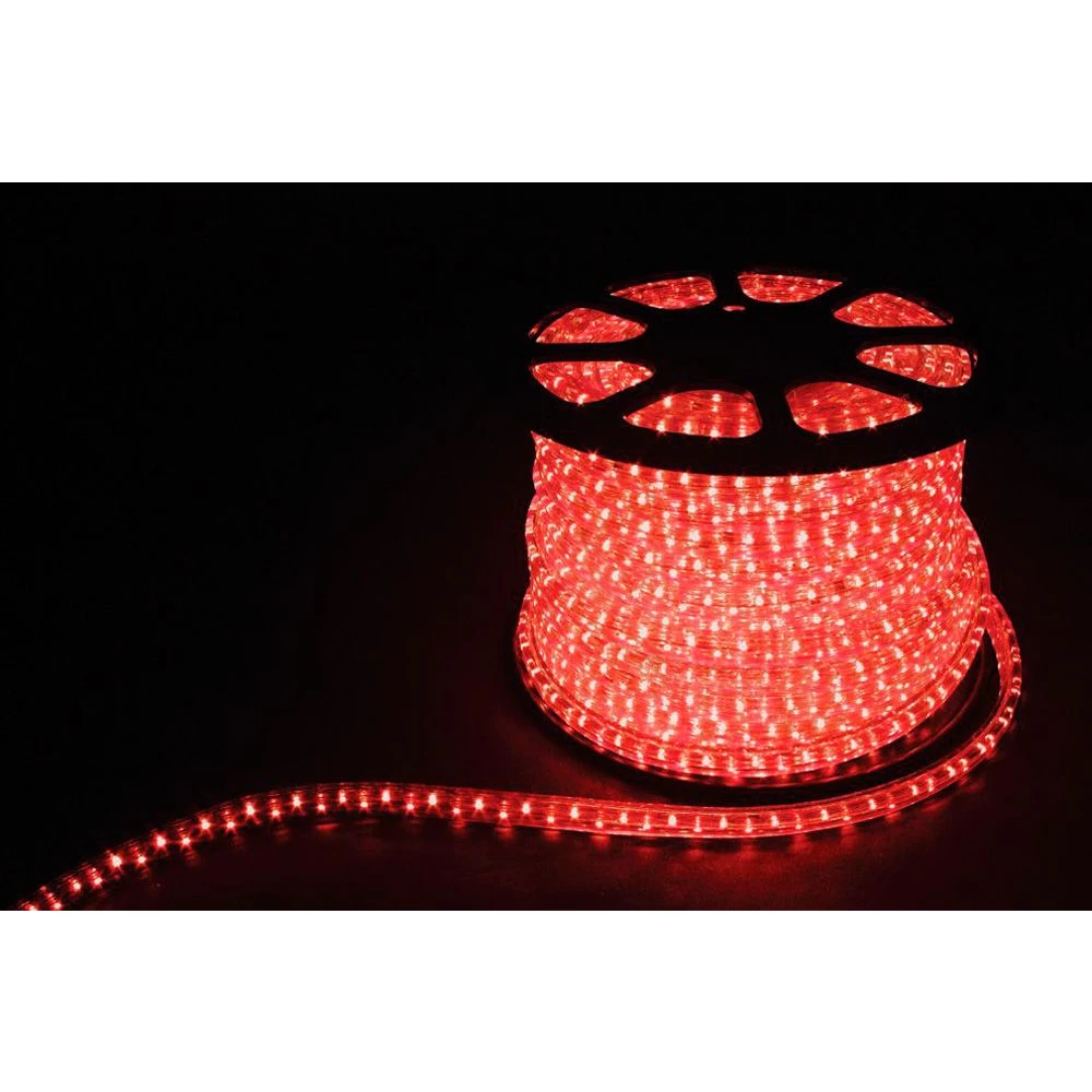 Дюралайт светодиодный Feron LED-R2W 2-х жильный , красный 1,44Вт/м 36LED/м 100м 220V (26061) - Viokon.com