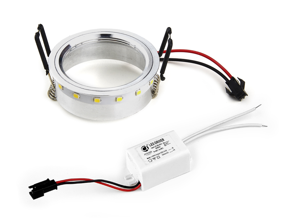 Сменное кольцо с подсветкой 4200K без борта 101 LED SET+DRIVER (AL 4200K без борта) - Viokon.com