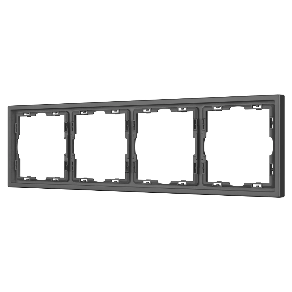 Рамка пластиковая FRM-NOBE-SFPL-4-GR (Arlight, Серый базальт) 054226 - Viokon.com