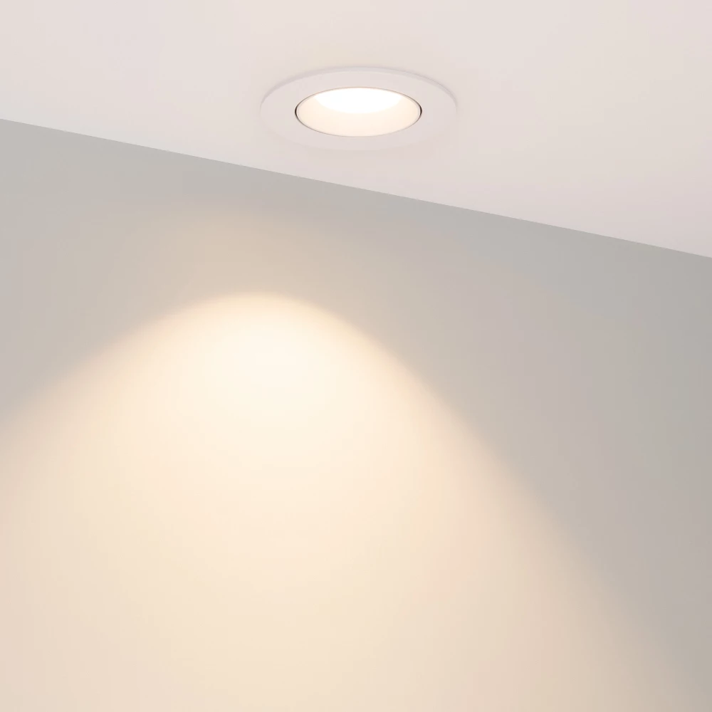 Светильник MS-ATOLL-BUILT-TURN-R94-10W Warm3000 (WH, 36 deg, 230V) (Arlight, IP54 Металл, 5 лет) 044598 - Viokon.com