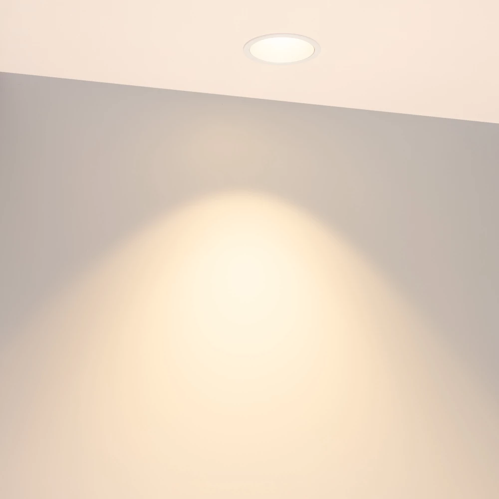 Светильник MS-ARADO-BUILT-R75-12W Warm3000 (WH-WH, 55 deg, 230V) (Arlight, IP20 Металл, 5 лет) 059108 - Viokon.com