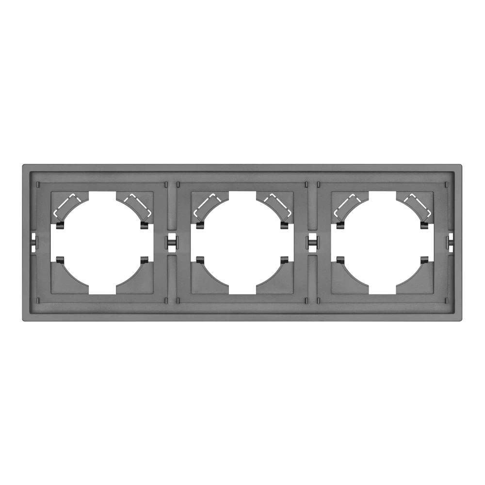 Рамка пластиковая FRM-TENDO-PL-3-GR (Arlight, Графитовый) 053845 - Viokon.com