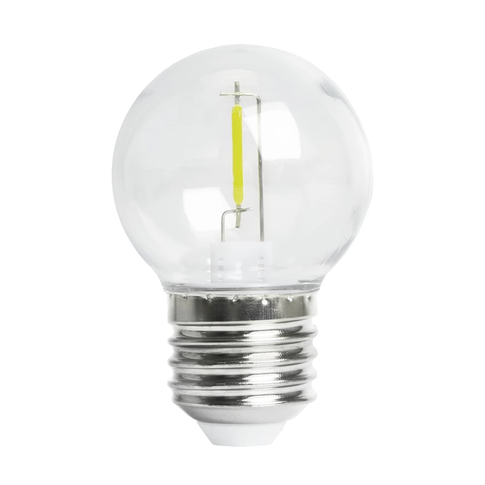 Лампа светодиодная Feron LB-383 Шарик прозрачный E27 2W 230V зеленый (48935) - Viokon.com