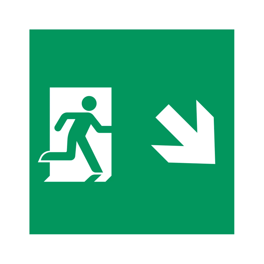 Пиктограмма EMGP-MARK-MA-RDOWN (Человек, Вниз-Вправо) (Arlight, Пластик) 059839 - Viokon.com