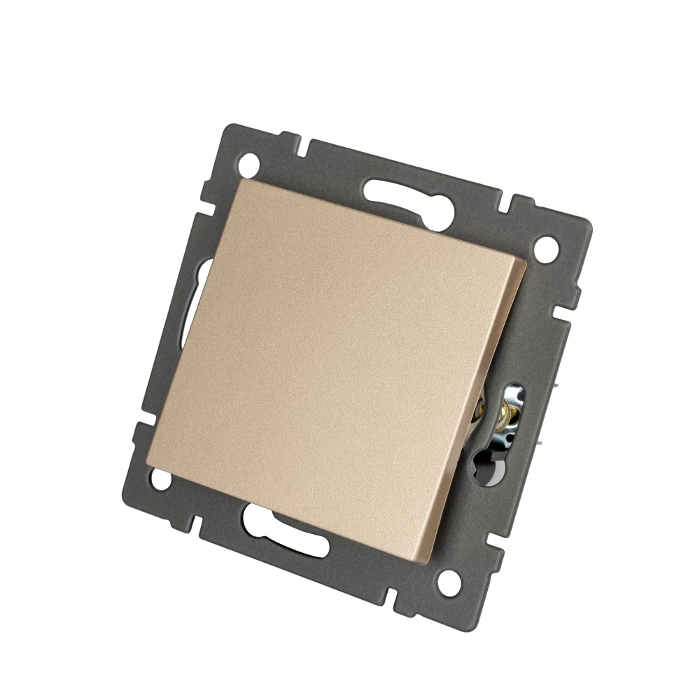 Механизм выключателя одноклавишный самовозвратный SWT-MKR1-PL-GD-V (250V, 10A) (Arlight, -) 049882 - Viokon.com