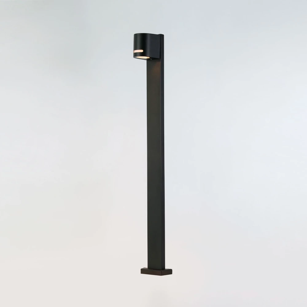 Уличный ландшафтный светильник ST3754 BK черный IP54 GU10 max 35W 136*105*800 - Viokon.com