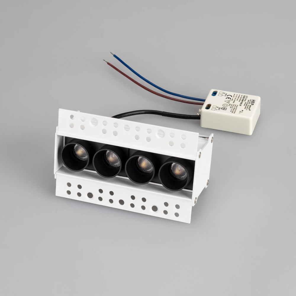 Светильник MS-ORIENT-BUILT-TRIMLESS-TC-S38x127-10W Day4000 (WH-BK, 30 deg, 230V) (Arlight, IP20 Металл, 5 лет) 032224 - Viokon.com