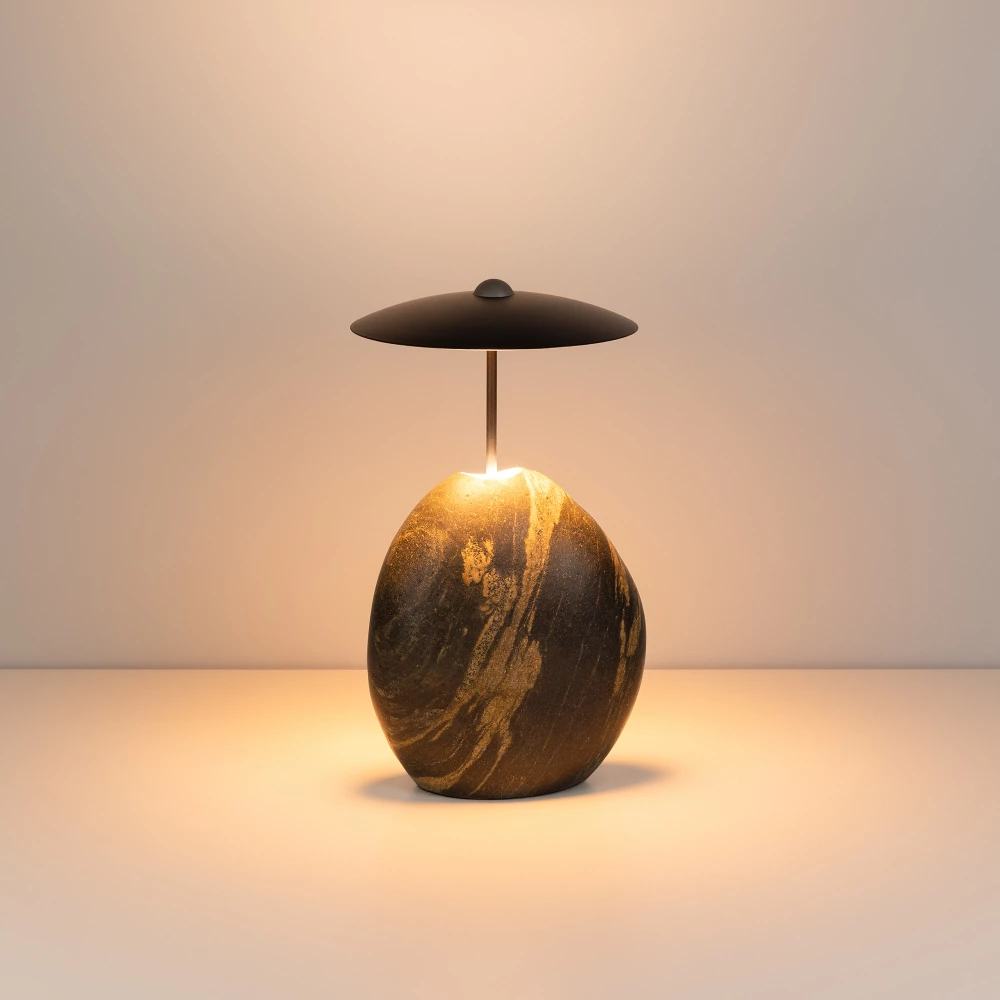 Светильник SP-UMANI-TAB-S25x34-6W Warm2700 (BK, 90 deg, 230V) (Arlight, IP20, Натуральный камень, 5 лет) 061711 - Viokon.com