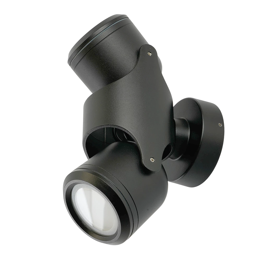 Светильник садово-парковый Feron DH1502, на стену,  GU10, 220-240V, черный (51740) - Viokon.com