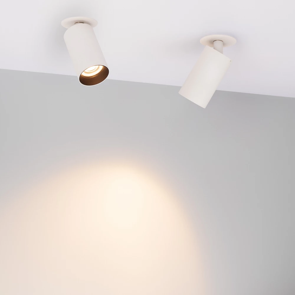 Светильник SP-GABI-BUILT-FLAP-R50-9W Warm3000 (WH, 36 deg, 230V) (Arlight, IP40 Металл, 5 лет) 049932 - Viokon.com