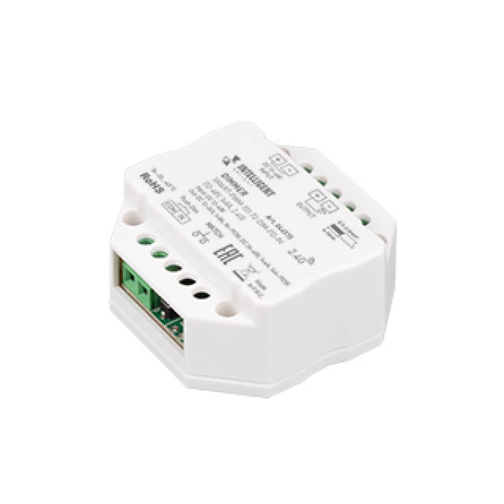 INTELLIGENT ARLIGHT Диммер SMART-PWM-101-72-DIM-PD-IN (12-48V, 1x8A, 2.4G) (IARL, IP20 Пластик, 5 лет) 046515 - Viokon.com