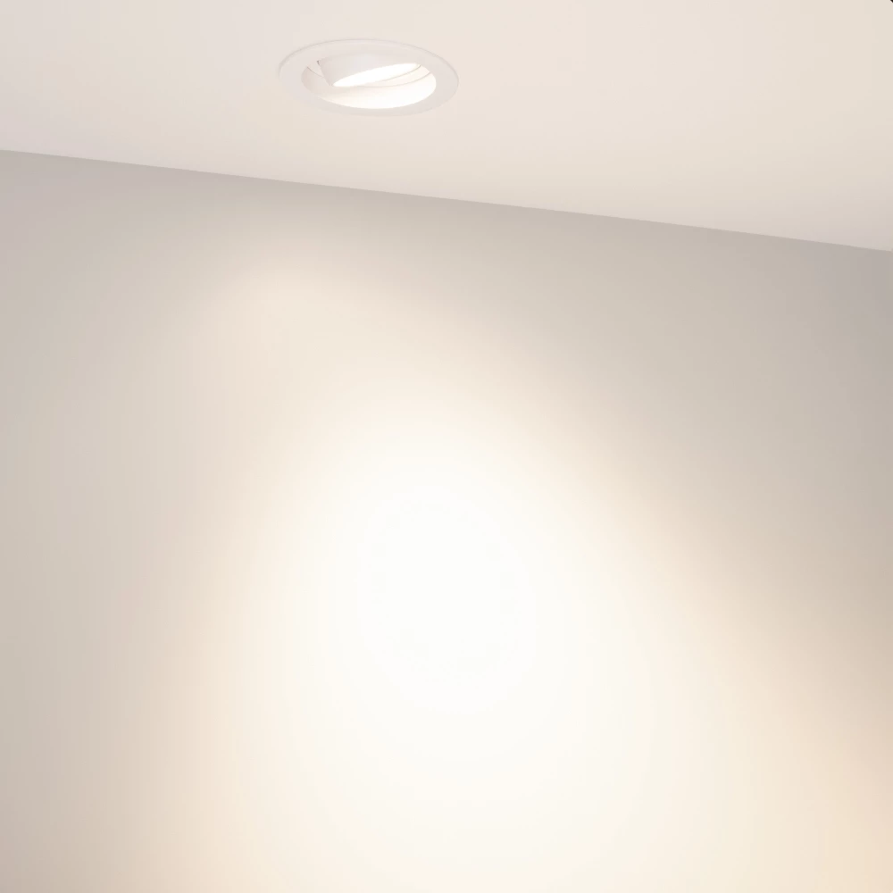 Светильник MS-VORTEX-BUILT-R90-12W Day4000 (WH-WH, 40 deg, 230V) (Arlight, IP20 Металл, 5 лет) 057758 - Viokon.com