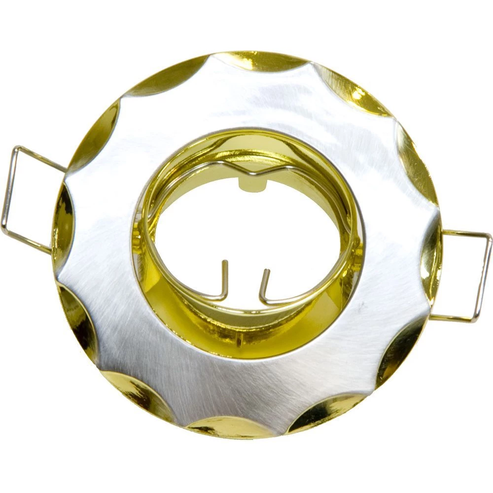 704 титан-золото MR11 /G4/ TN-GD светильник встраиваемый, цветное литье (15189) - Viokon.com