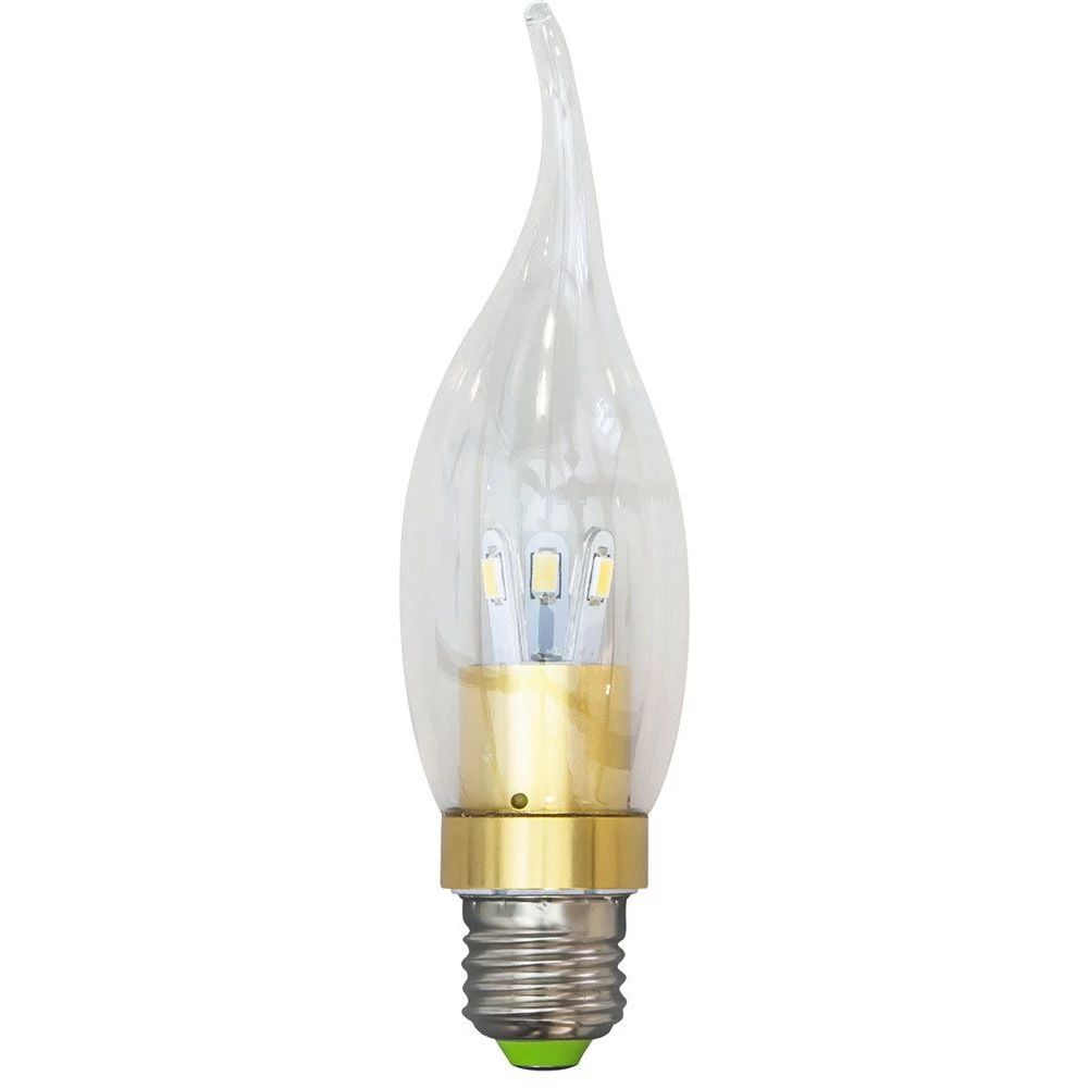 Лампа светодиодная, 6LED(3.5W) 230V E27 6400K золото, LB-71 (25283) - Viokon.com