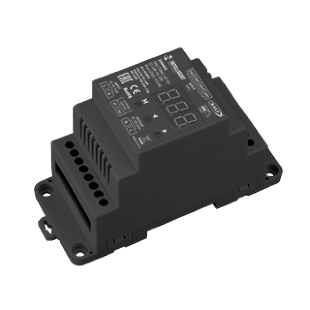 INTELLIGENT ARLIGHT Диммер DALI-TRIAC-601-82-D2-DRI-PS-DIN Black (230V, 1x1.5A) (IARL, IP20 Пластик, 5 лет) 059093 - Viokon.com