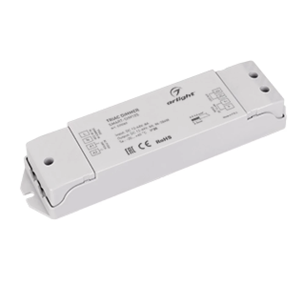 Диммер SMART-DIM105 (12-48V, 8A, TRIAC) (Arlight, IP20 Пластик, 5 лет) 035060 - Viokon.com