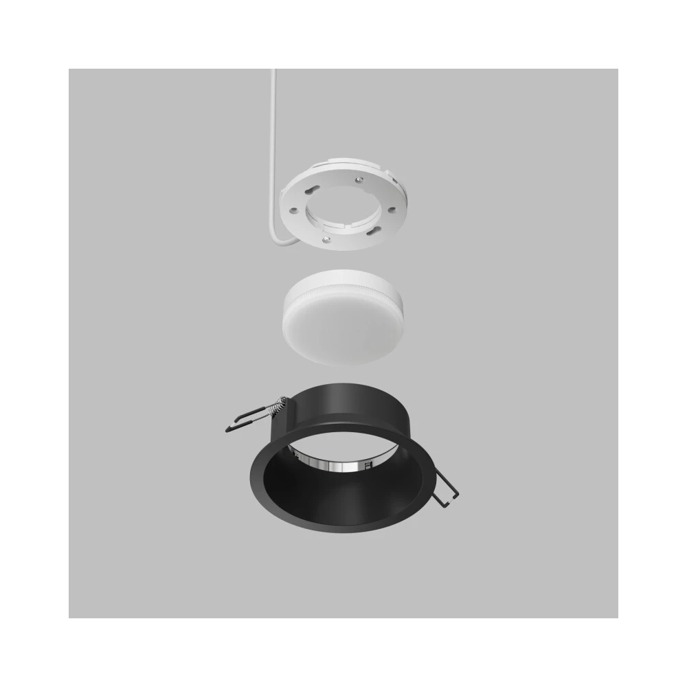 DK2155-BK Встраиваемый светильник INER до 15 Вт LED GX53 IP20 алюминий чрный - Viokon.com