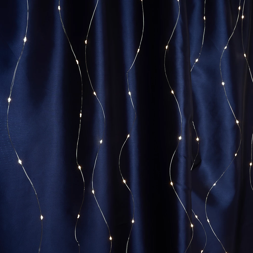 Светодиодная гирлянда Feron CL590 занавес типа Роса 2*2м  + 2м 5000К USB прозрачный шнур (41636) - Viokon.com