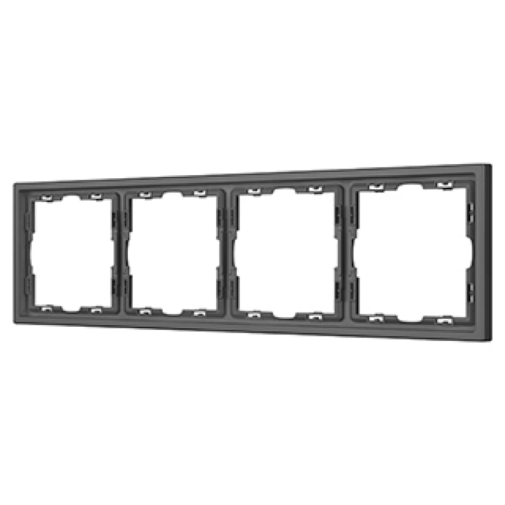 Рамка пластиковая FRM-NOBE-SFPL-4-GR (Arlight, Серый базальт) 054226 - Viokon.com