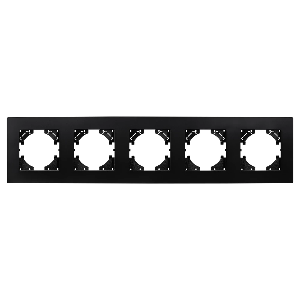 Рамка пластиковая FRM-PERIO-PL-5-BK (Arlight, -) 049763 - Viokon.com