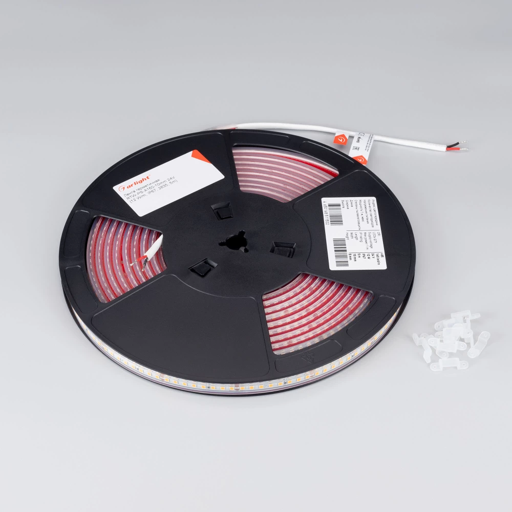 Лента герметичная RTW-PS-A160-10mm 24V Warm3500 (12 W/m, IP67, 2835, 5m) (Arlight, 12 Вт/м, IP67) 028564(2) - Viokon.com
