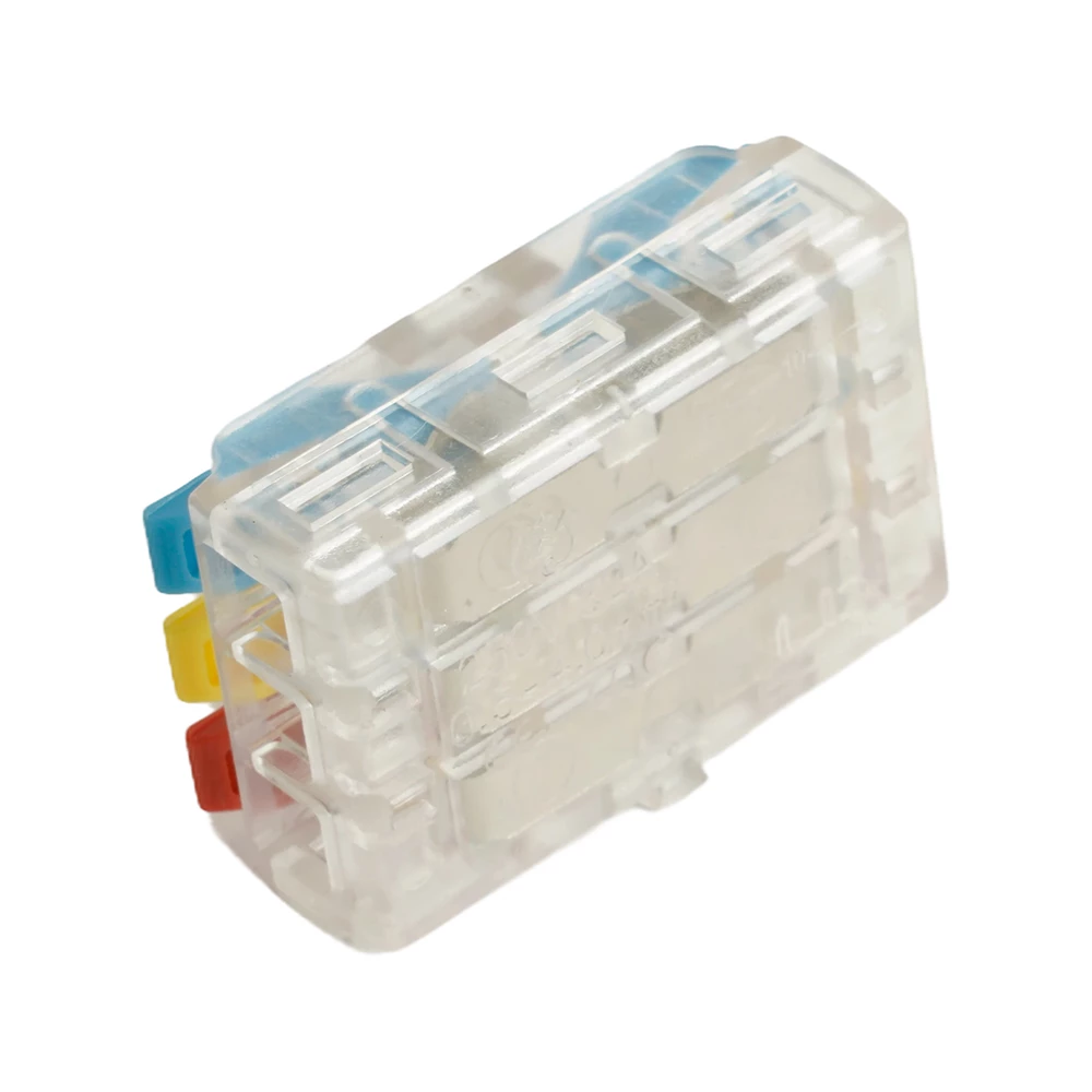 Клемма супер-компактная проходная серии 219 на 3 контакта STEKKER,LD219-423,  (DIY упак 10 шт) (49785) - Viokon.com