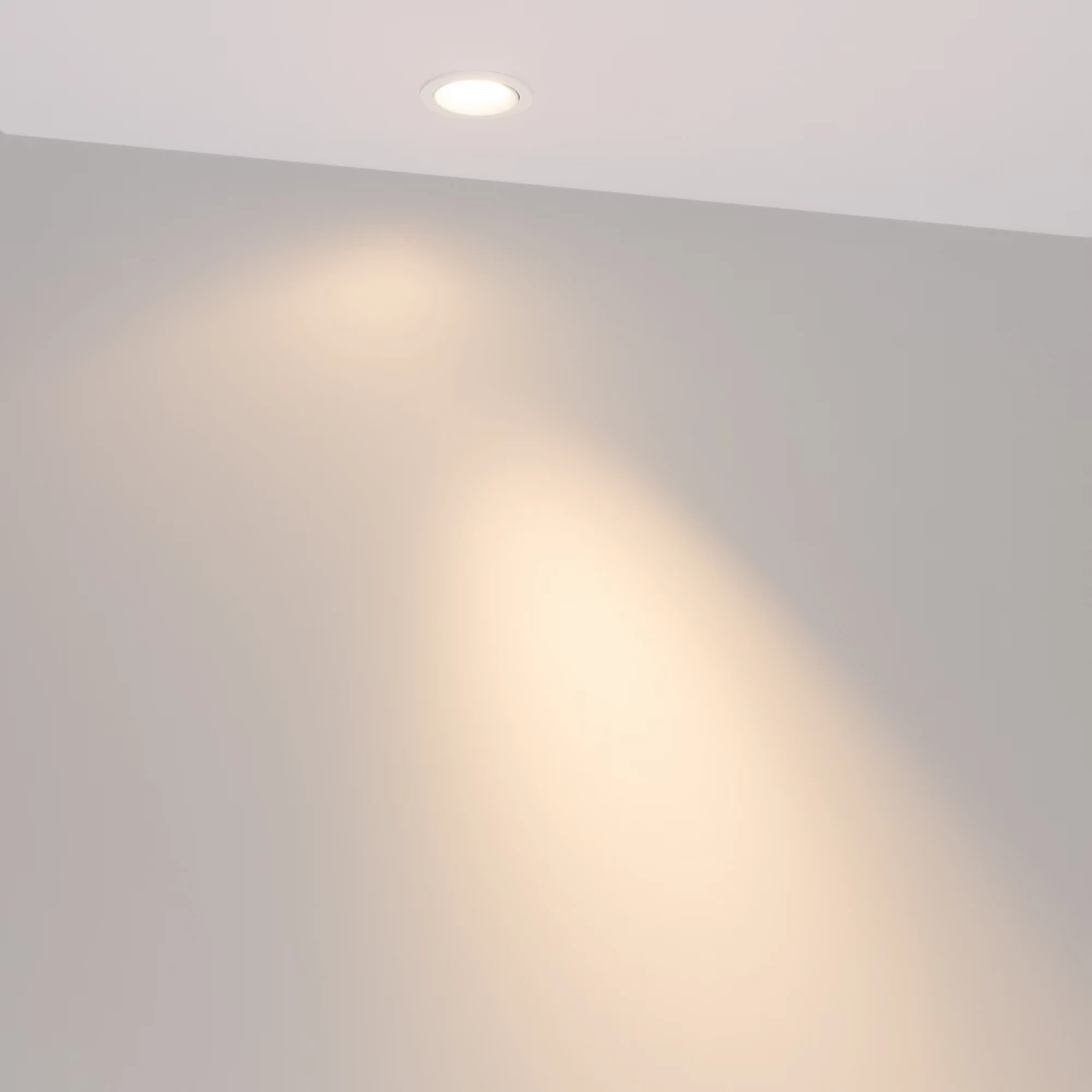 Светильник MS-ARADO-BUILT-R35-3W Warm3000 (WH-WH, 36 deg, 230V) (Arlight, IP20 Металл, 5 лет) 059101 - Viokon.com