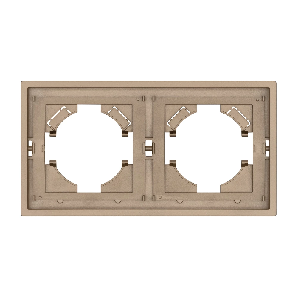 Рамка пластиковая FRM-TENDO-PL-2-GD (Arlight, Песочный) 053842 - Viokon.com