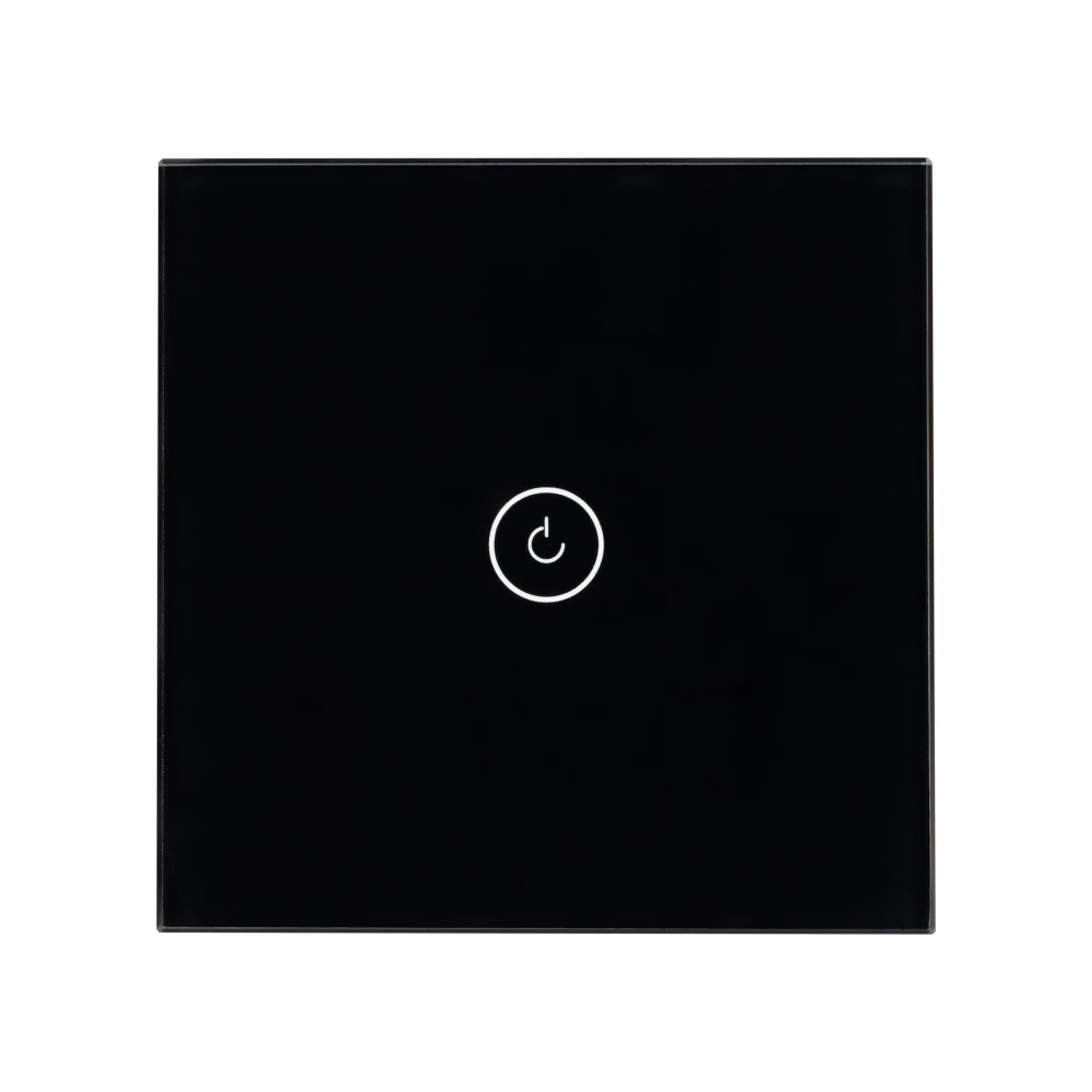 Выключатель сенсорный SWT-OMALI-S01-ZB-BK (250V, 10A, Zigbee) (Arlight, Стекло) 050033 - Viokon.com