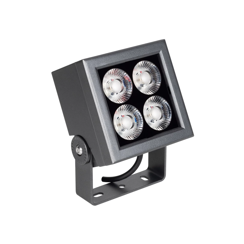 Светильник ALT-BLOCK-S130x130-15W Warm3000 (GR, 15 deg, 230V) (Arlight, IP66 Металл, 3 года) 052369 - Viokon.com
