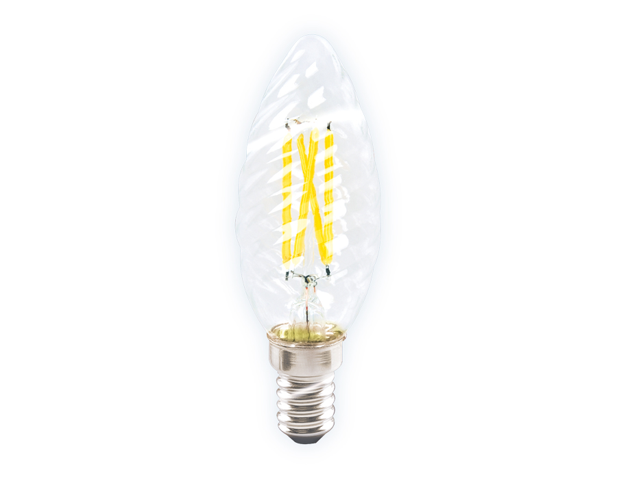 Светодиодная лампа C35 Лампа Filament LED C35 6W E14 4200K (50W) 220-240V - Viokon.com