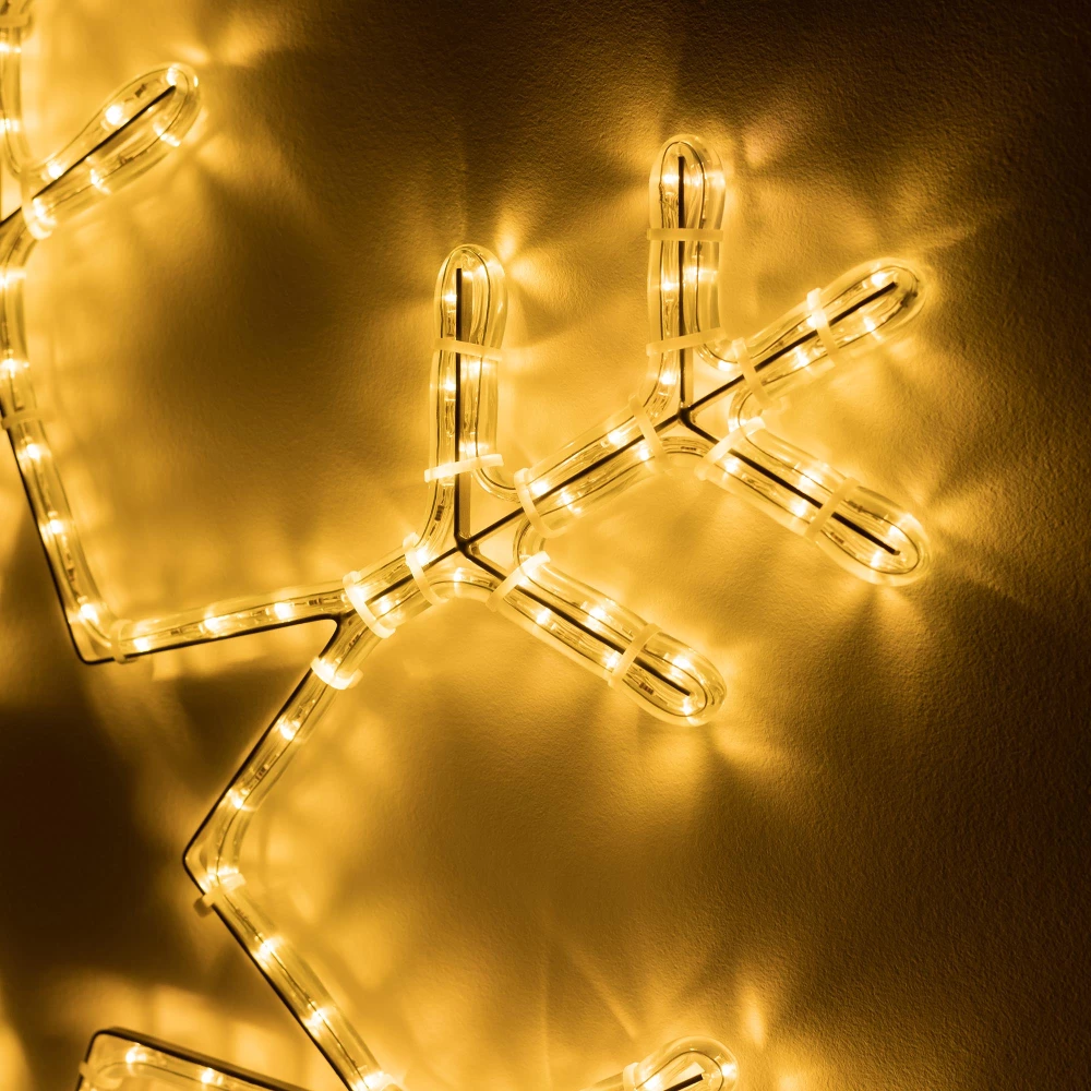 Фигура светодиодная ARD-SNOWFLAKE-M4-750x750-324LED Warm (230V, 18W) (Ardecoled, IP65) 034252 - Viokon.com