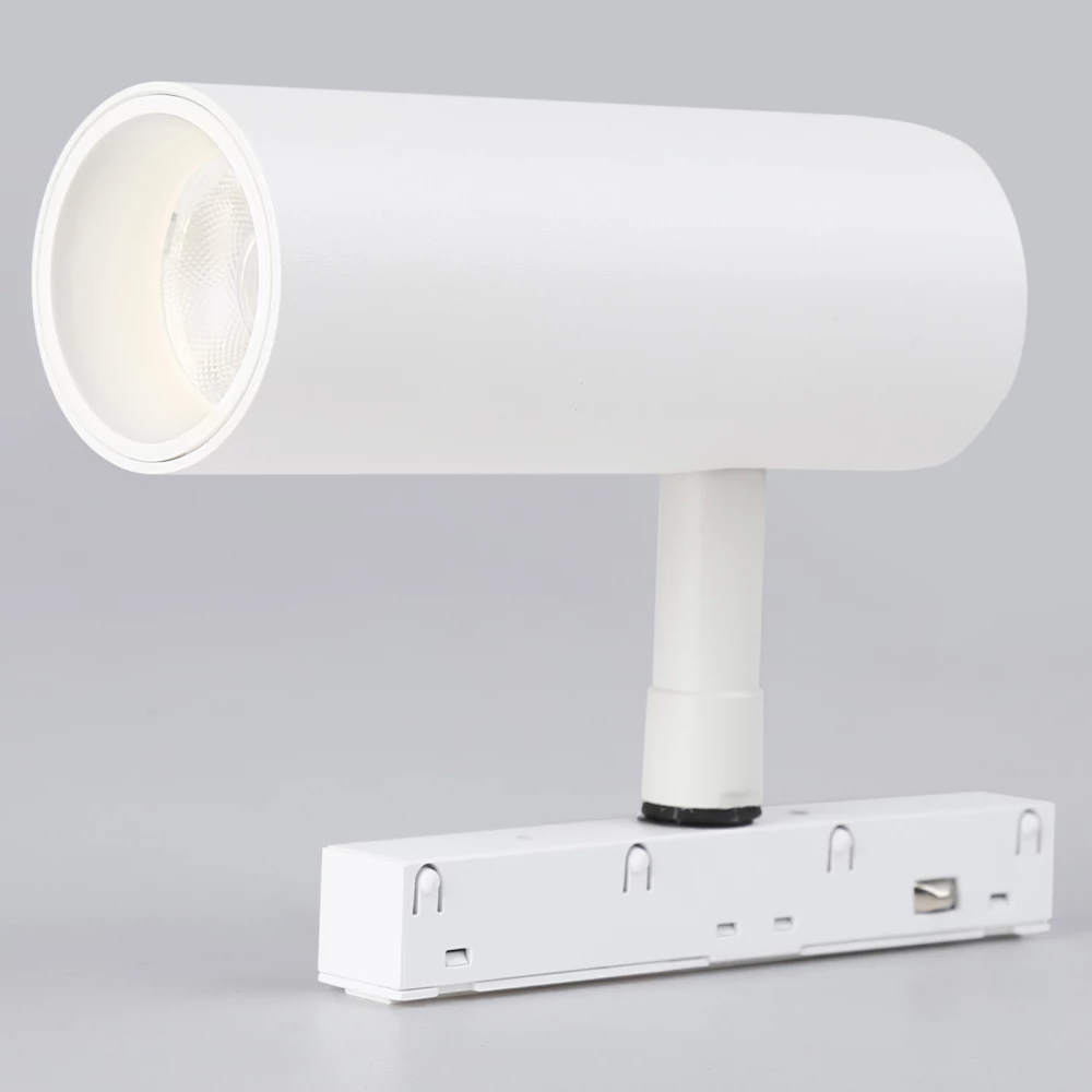 Светильник светодиодный трековый для шинопровода Magnetic GL3828 WH белый IP20 15W 4200K 48V 24° D57*128 - Viokon.com