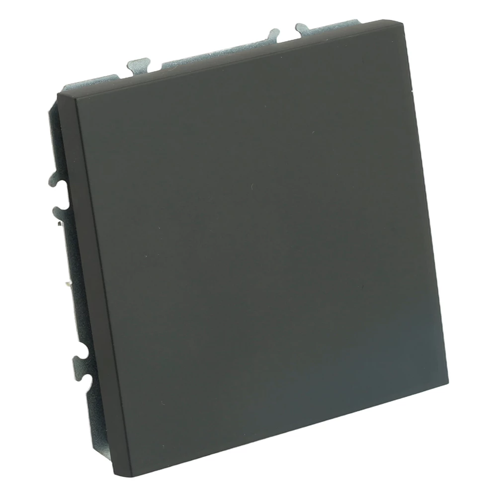 Выключатель 1-клавишный (механизм), STEKKER, 250В, 10А, серия Эмили, RSW10-5103-05, черный уголь, soft touch (49839) - Viokon.com