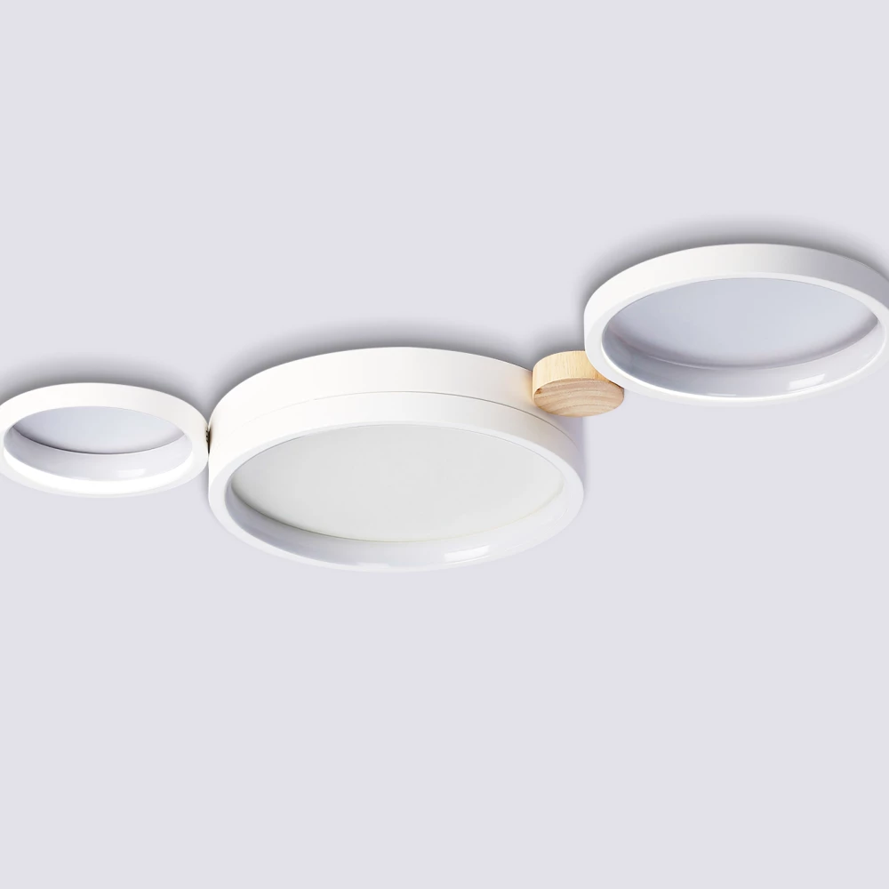 Настенно-потолочный светодиодный светильник с пультом FL4812/3 WH белый 3000K-6400K 45W 620*290*55 (ПДУ ИК) - Viokon.com