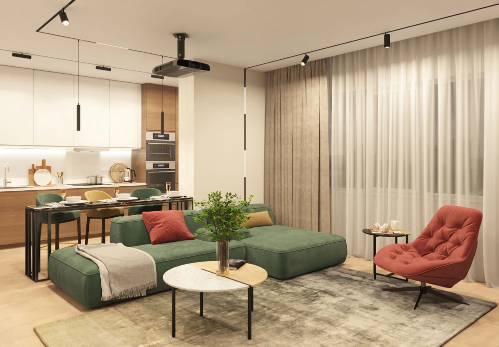 DK8008-BK Подвесной светильник SMART SPOT 9W DIM 2700K-6000K черный - Viokon.com