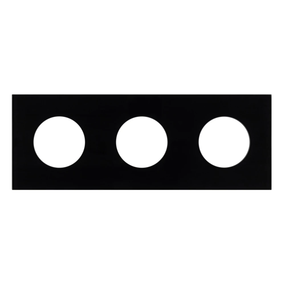 Рамка стеклянная FRM-GLARE-GC-3-BK (Arlight, -) 043839 - Viokon.com