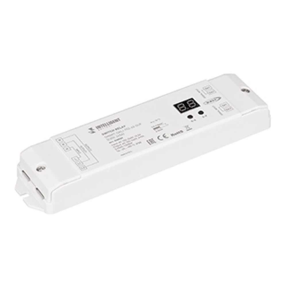 INTELLIGENT ARLIGHT Релейный модуль SMART-DALI-702-62-SUF (230V, 2x5A) (IARL, IP20 Пластик, 5 лет) 038539 - Viokon.com