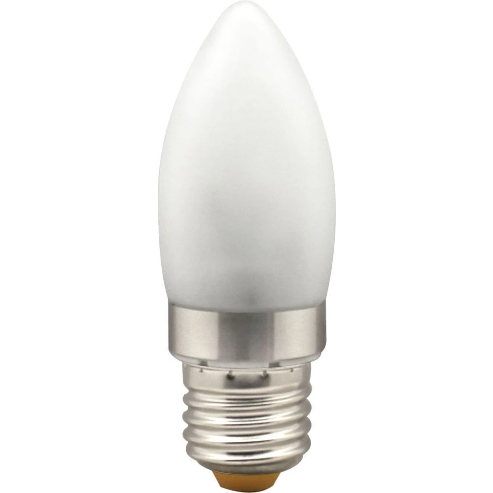 Лампа светодиодная, 6LED(3.5W) 230V E27 2700K матовая хром, LB-70 (25299) - Viokon.com