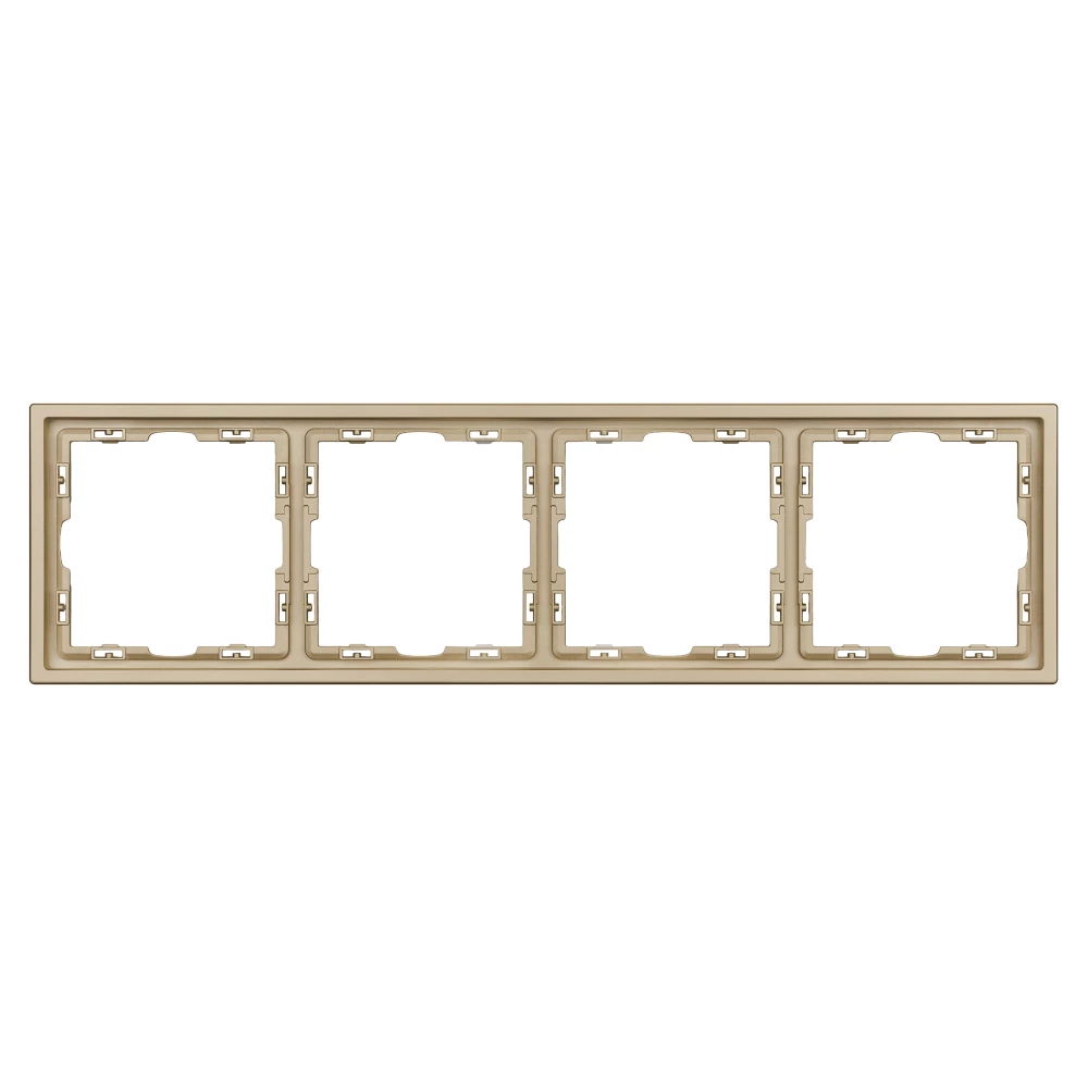 Рамка пластиковая FRM-NOBE-SFPL-4-GD (Arlight, Золотой песок) 054225 - Viokon.com