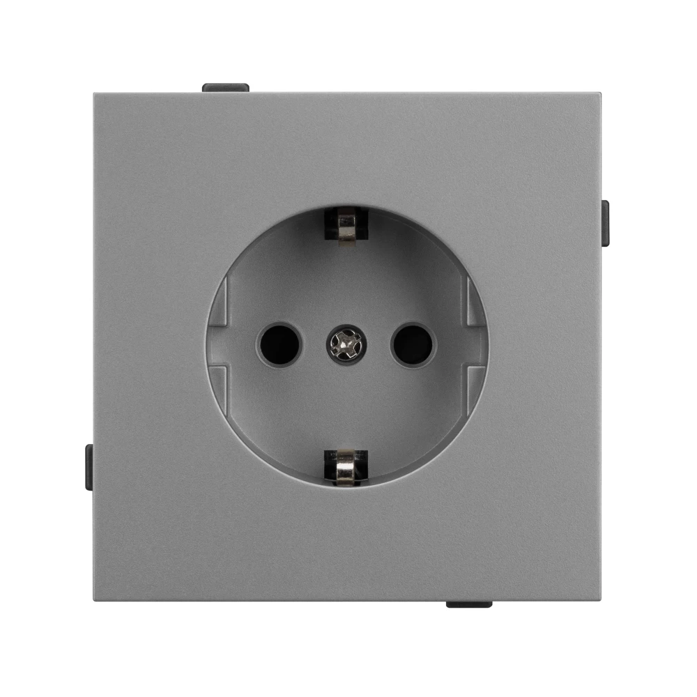Механизм электрической розетки SCT-TENDO-MEU1-PL-GR (230V, 16A) (Arlight, Графитовый) 054080 - Viokon.com