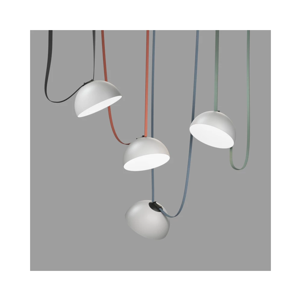 DK5662-WHBK Cветильник для трека-ремня Belty Smart серия Flow со светодиодом D300H171мм 48V DC 28W RA90 120 3000-5700K IP20 белый с черным алюминий - Viokon.com