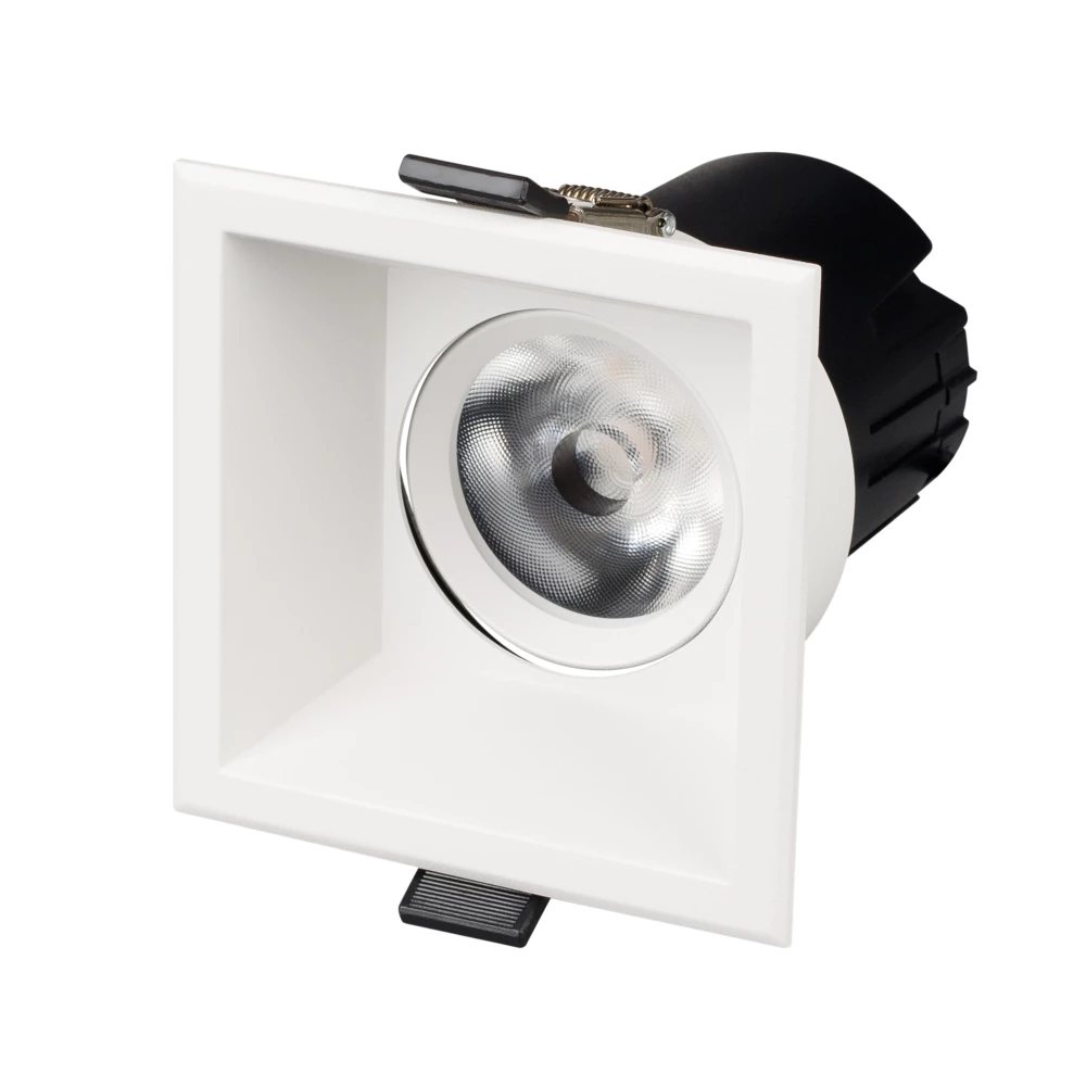 Светильник MS-FLOW-BUILT-S85x85-12W Warm3000 (WH, 55 deg, 230V) (Arlight, IP20 Металл, 5 лет) 055918 - Viokon.com