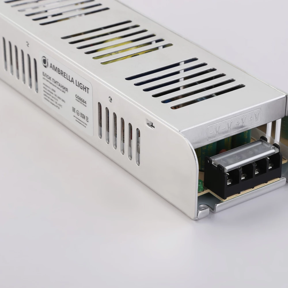 Блок питания с EMC для светодиодной ленты 24V 200W 8,3A IP20 185-260V 223*67*40 GS8684 GS8684 блок питания 24V 200W 8.3A IP20 185-260V 223*67*40 - Viokon.com