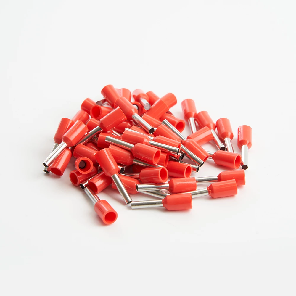 Наконечник штыревой втулочный изолированный  НШВИ 1-8, LD405-108 (упаковка 100 шт) (39433) - Viokon.com