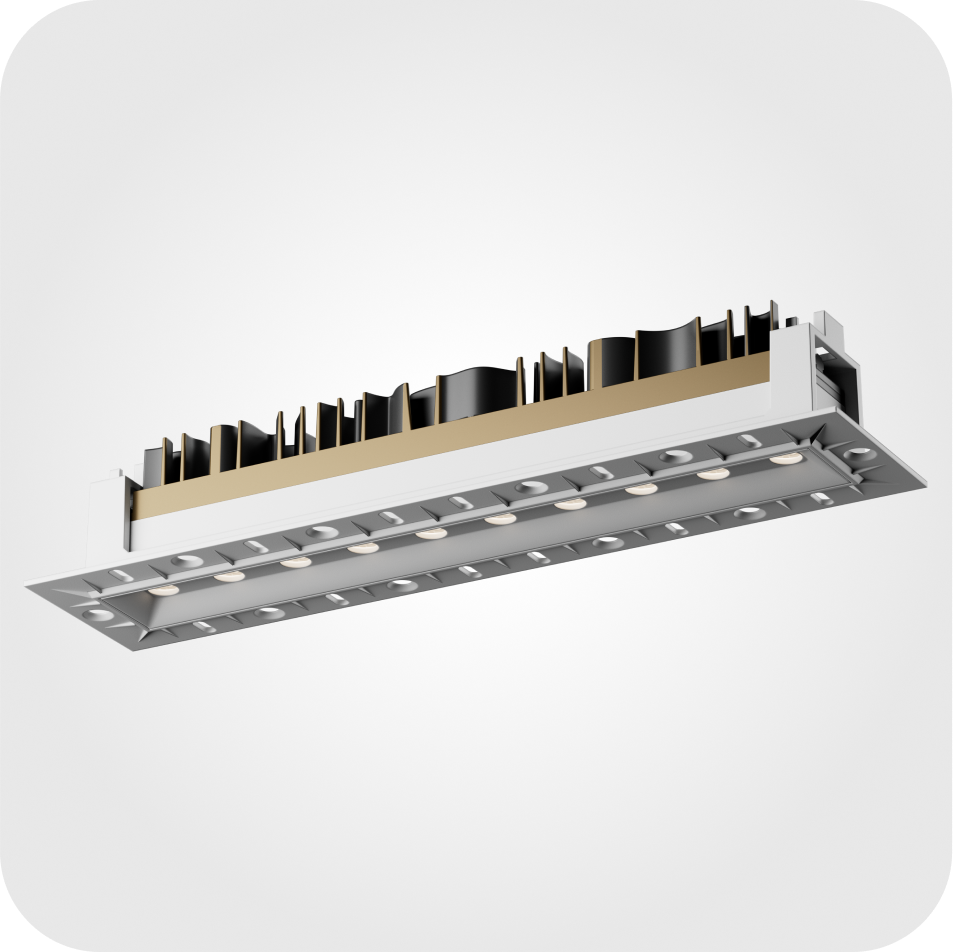 Встраиваемый светильник под штукатурку SNELLO LV WH - Viokon.com