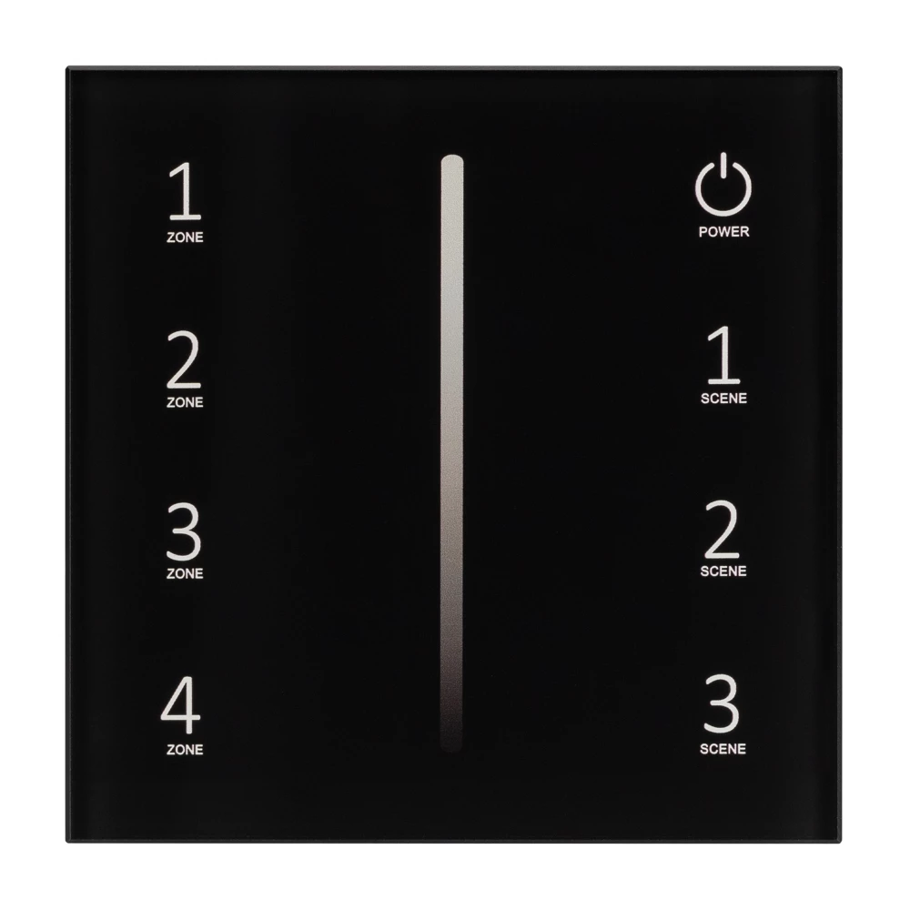 Панель SMART-P34-DIM-IN Black (230V, 0-10V, Sens, 2.4G) (Arlight, IP20 Пластик, 5 лет) 028112 - Viokon.com