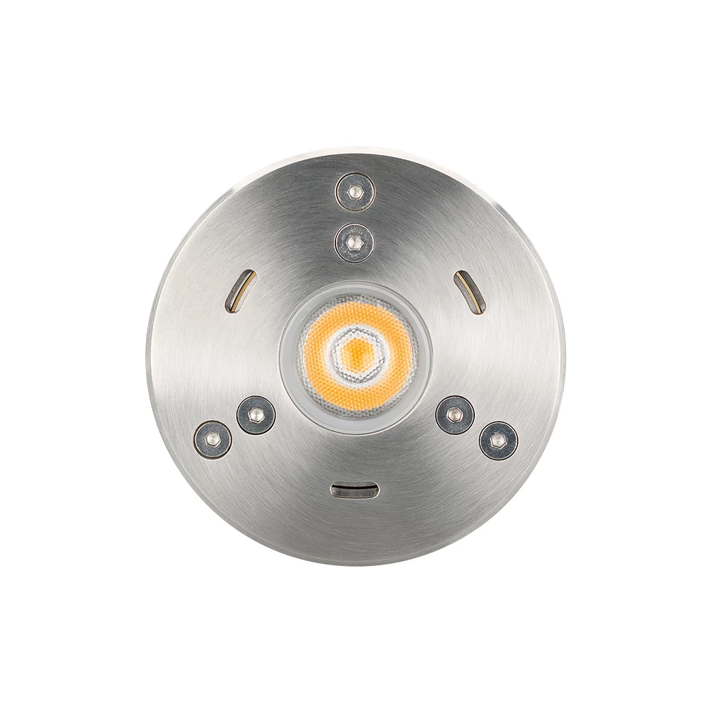 Светильник KT-AQUA-R85-7W Warm3000 (SL, 25 deg, 12V) (Arlight, IP68 Металл, 3 года) 024938 - Viokon.com