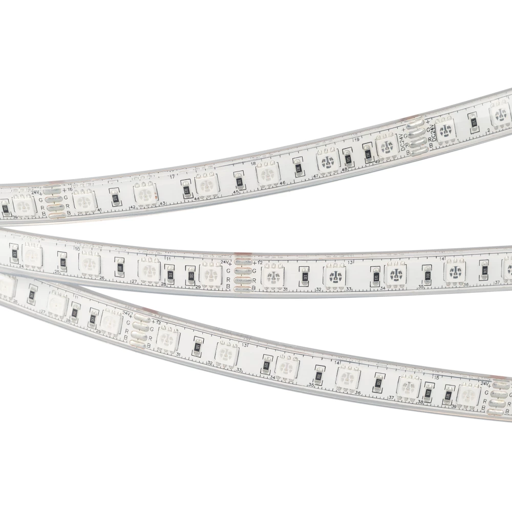 Лента герметичная RTW-PU-B60-12.5mm 24V RGB (14.4 W/m, IP68, 5060, 5m) (Arlight, -) 029515(2) - Viokon.com